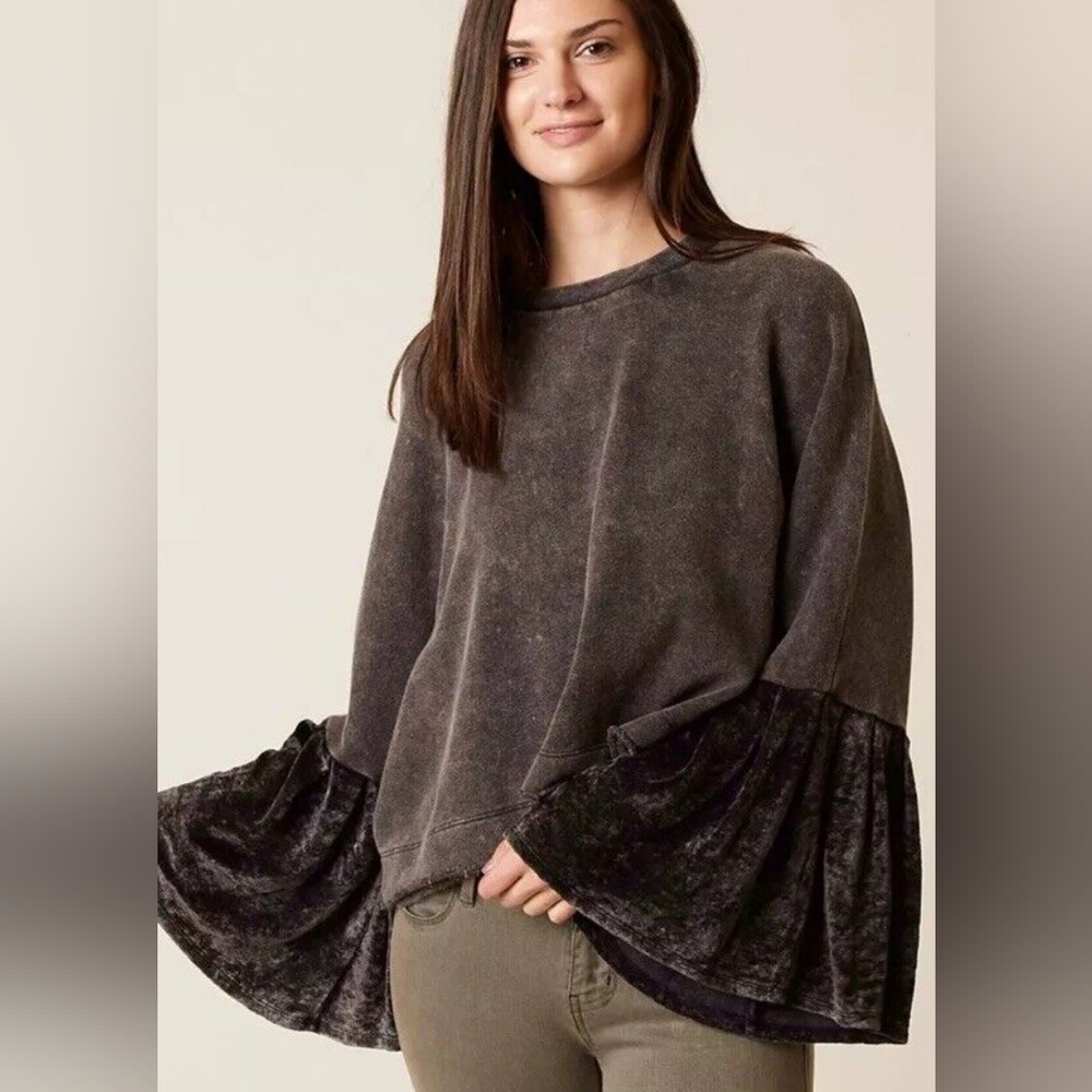 Free People Glorious Sleeves Sweatshirt